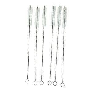Straw Cleaning Brushes Set of 6,  7.5 Inches Long .33 Inches Wide NEW